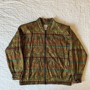 VINTAGE...Halsey Collection‎ Jacket Beaded Gold Egyptian Pharaoh Print
